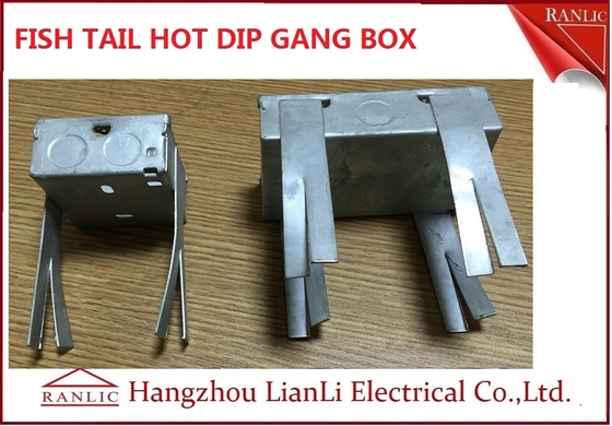 Çin Sıcak Daldırma Finish GI Elektrik Çete Kutusu / Çete Elektrik Kutusu 3 inç x 3 inç Tedarikçi